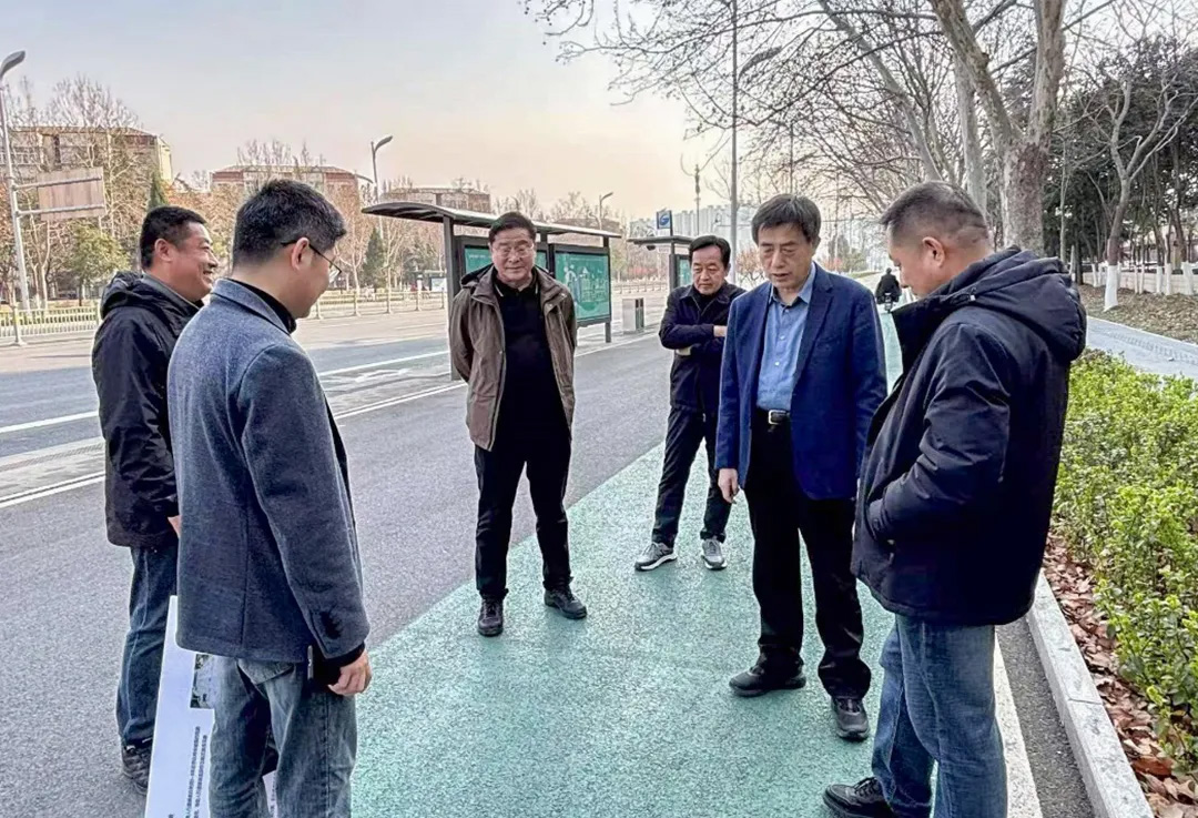 濱州市高鐵片區(qū)建設指揮部領導考察市政基礎建設情況